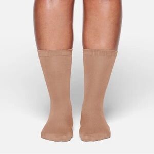 SKIMS Everyday Mid Calf Socks In Sienna Women’s Size Small New In Box